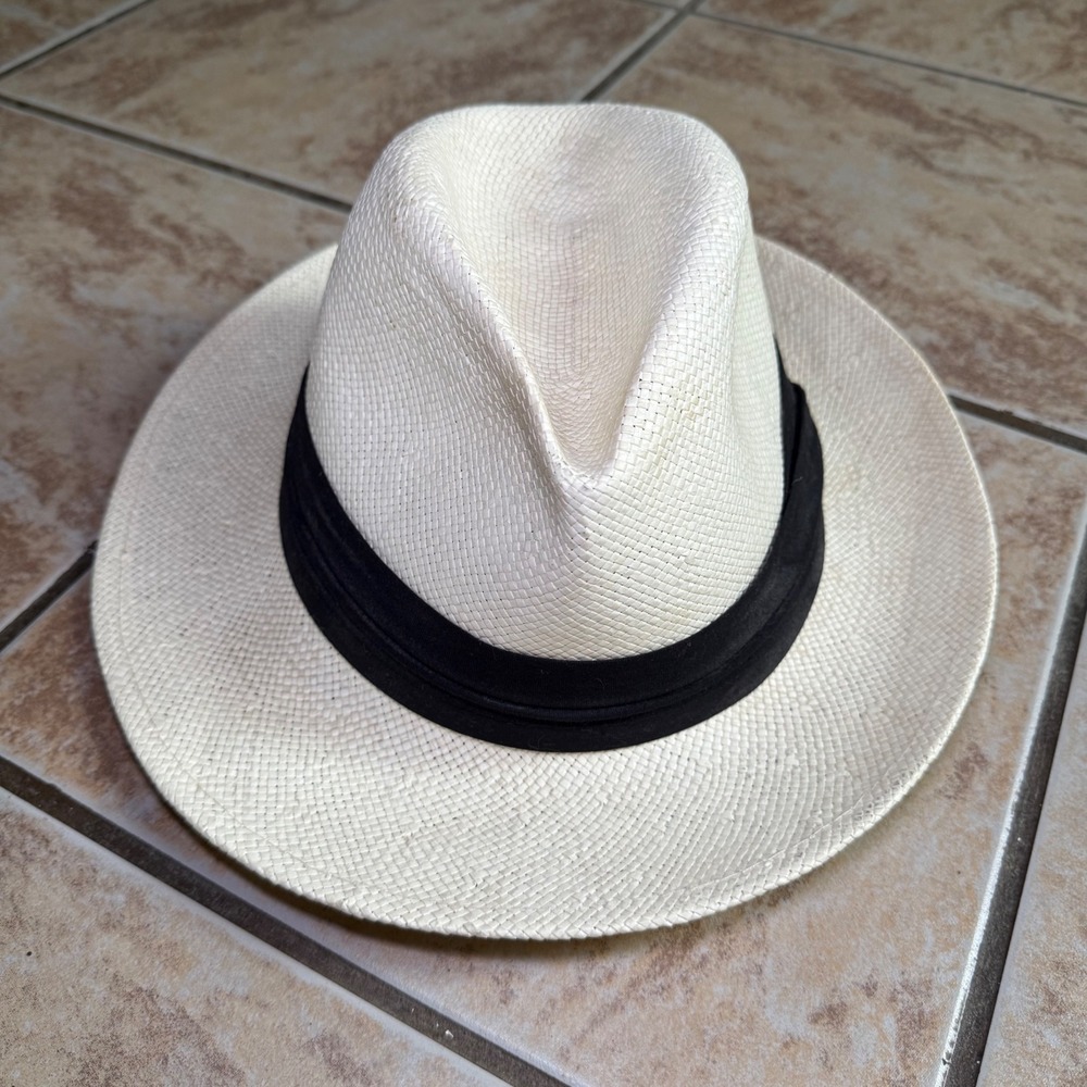 Scala Panama Hat Ivory Size Large - XLarge Woven